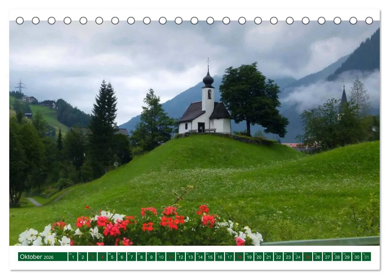 Bild: 9783516110159 | Montafon (Tischkalender 2026 DIN A5 quer), CALVENDO Monatskalender