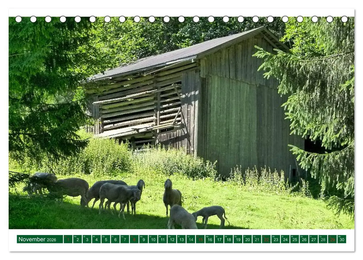 Bild: 9783516110159 | Montafon (Tischkalender 2026 DIN A5 quer), CALVENDO Monatskalender