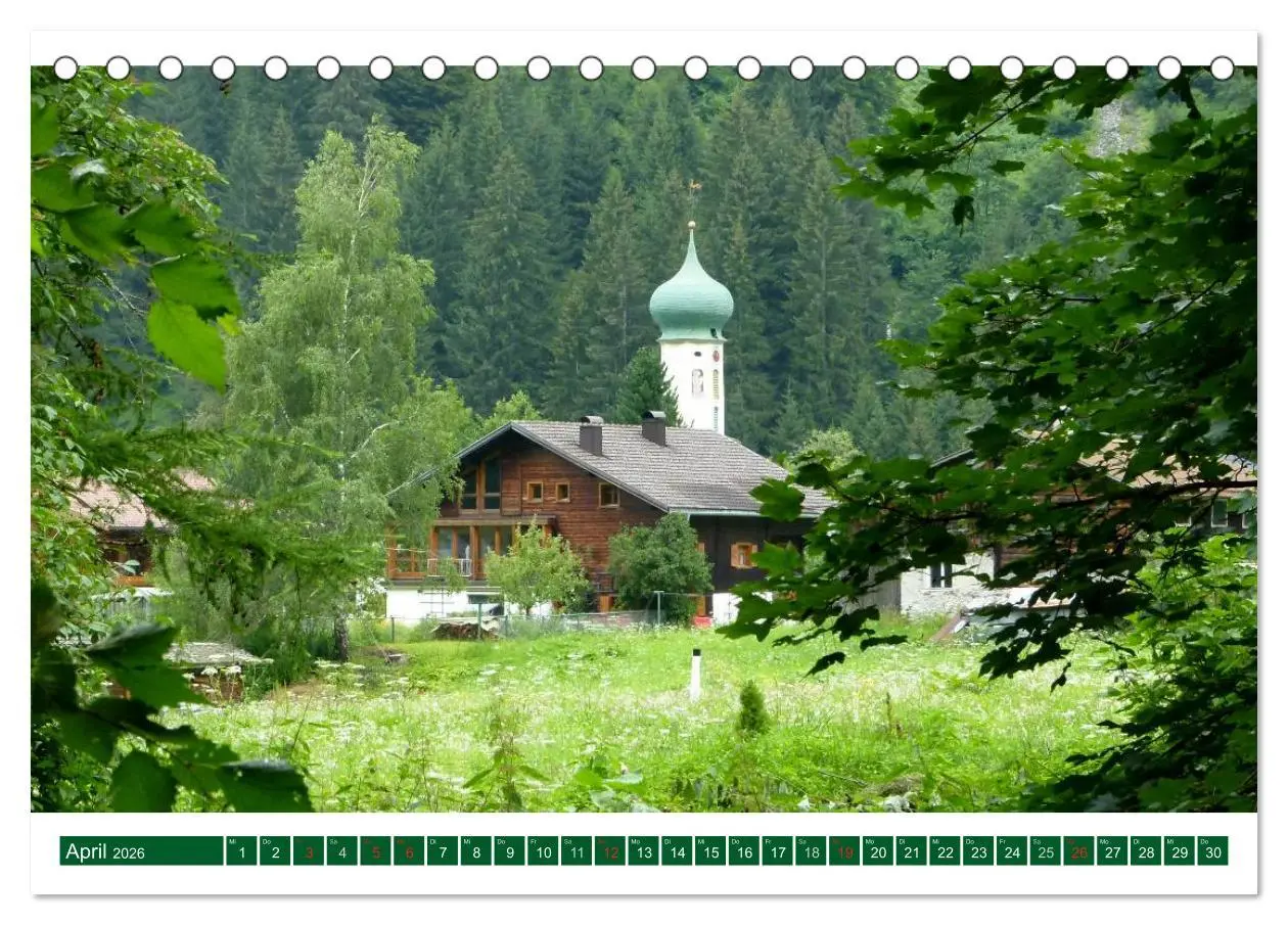 Bild: 9783516110159 | Montafon (Tischkalender 2026 DIN A5 quer), CALVENDO Monatskalender