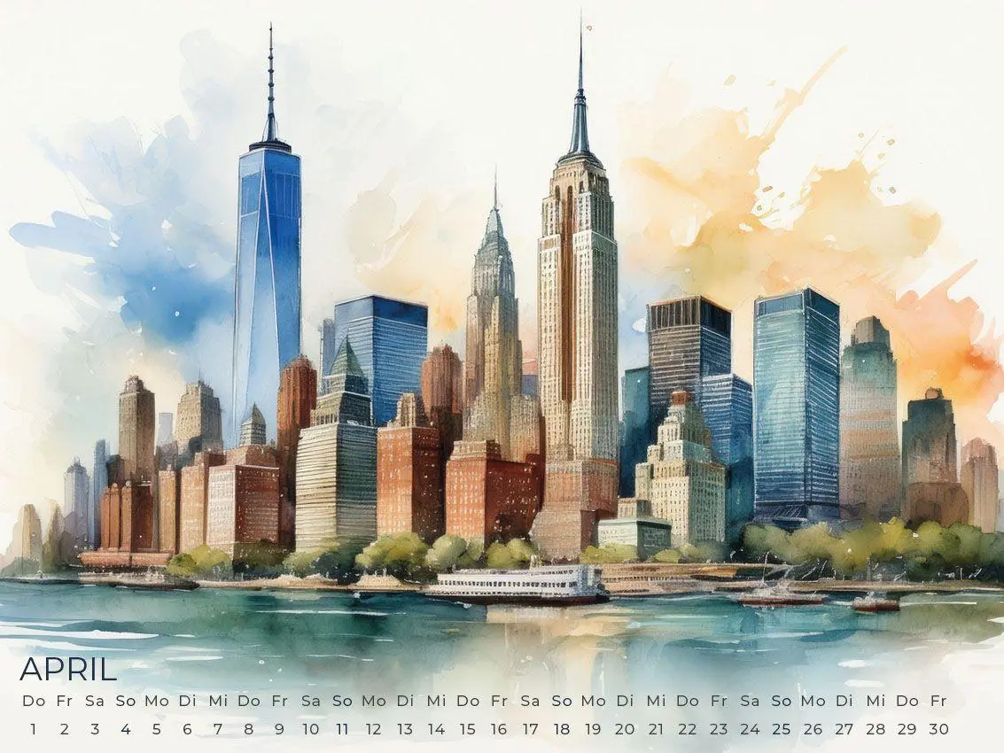 Bild: 9783693570159 | New York Artwork Edition Kalender 2027 | Susanne Pommer (u. a.) | 2027