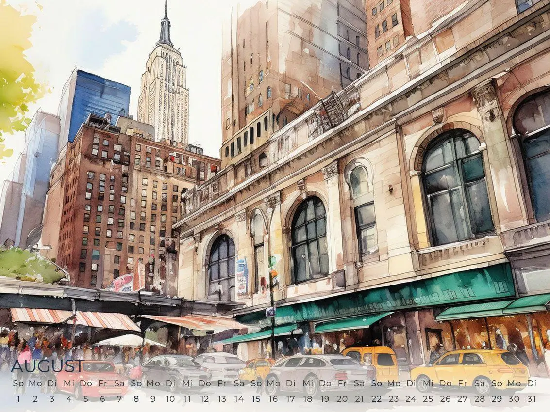 Bild: 9783693570159 | New York Artwork Edition Kalender 2027 | Susanne Pommer (u. a.) | 2027