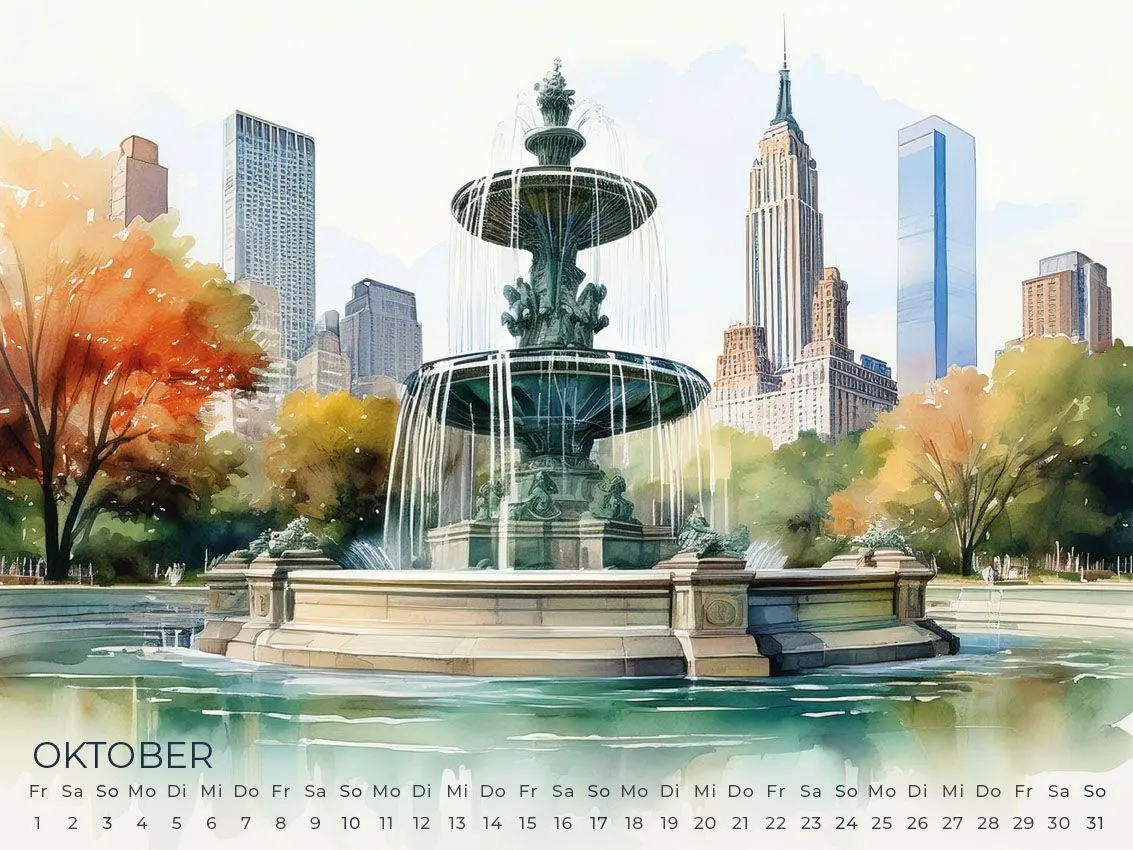 Bild: 9783693570159 | New York Artwork Edition Kalender 2027 | Susanne Pommer (u. a.) | 2027