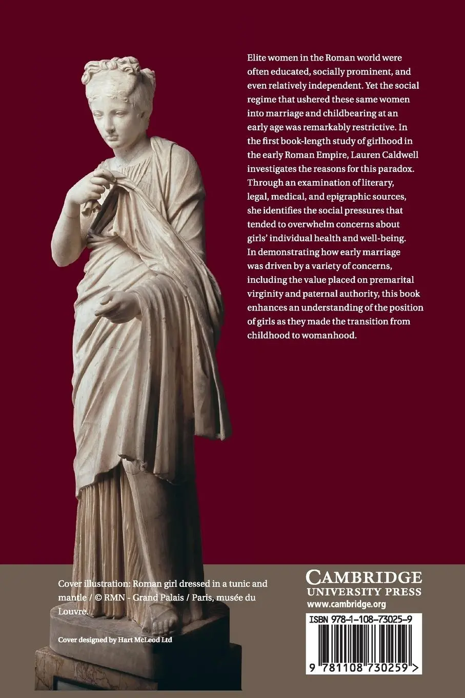 Rückseite: 9781108730259 | Roman Girlhood and the Fashioning of Femininity | Lauren Caldwell