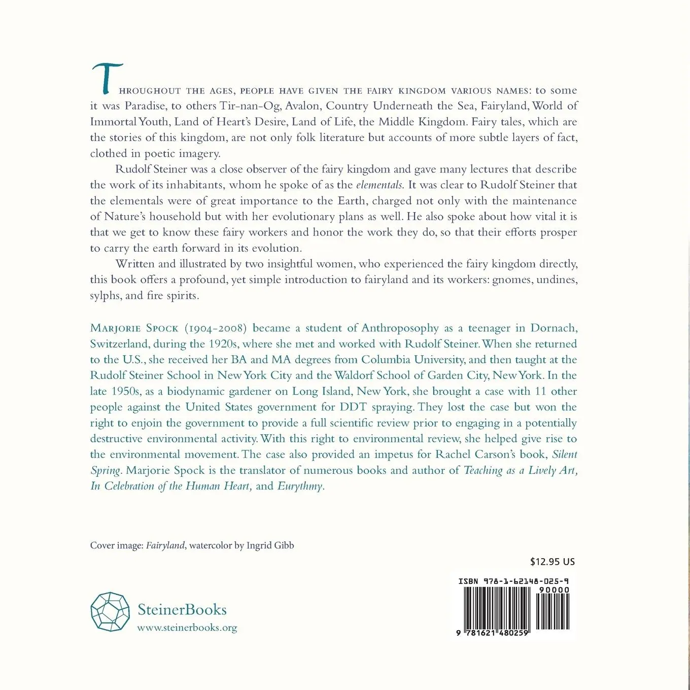 Rückseite: 9781621480259 | Fairy Worlds and Workers | A Natural History of Fairyland | Spock