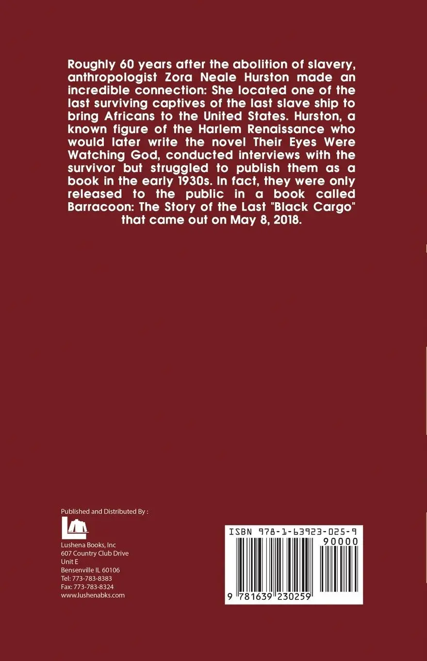 Rückseite: 9781639230259 | Cudjo's Own Story Of The Last African Slavery | Hurston | Taschenbuch