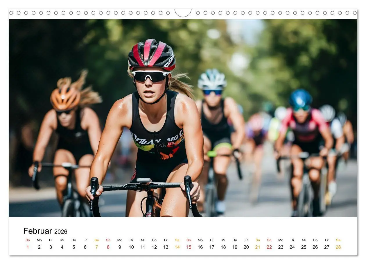 Bild: 9783457320259 | Triathlon Power (Wandkalender 2026 DIN A3 quer), CALVENDO...