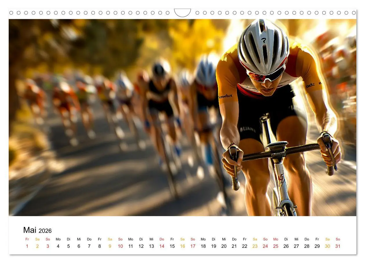Bild: 9783457320259 | Triathlon Power (Wandkalender 2026 DIN A3 quer), CALVENDO...