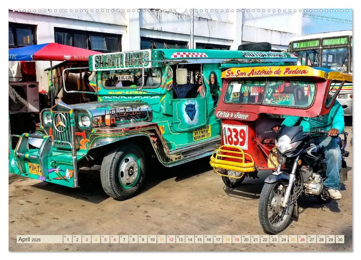 Bild: 9783516030259 | Hallo Taxi - einmal um die Welt (hochwertiger Premium Wandkalender...