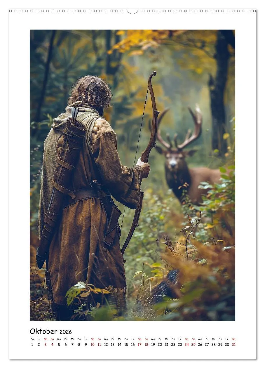 Bild: 9783516270259 | Bogenkunst durch die Zeiten (hochwertiger Premium Wandkalender 2026...