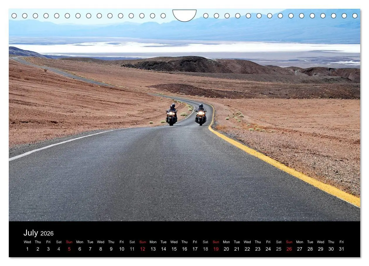 Bild: 9783516580259 | Riding the Wild West - America's Backroads by Motorcycle (Wall...