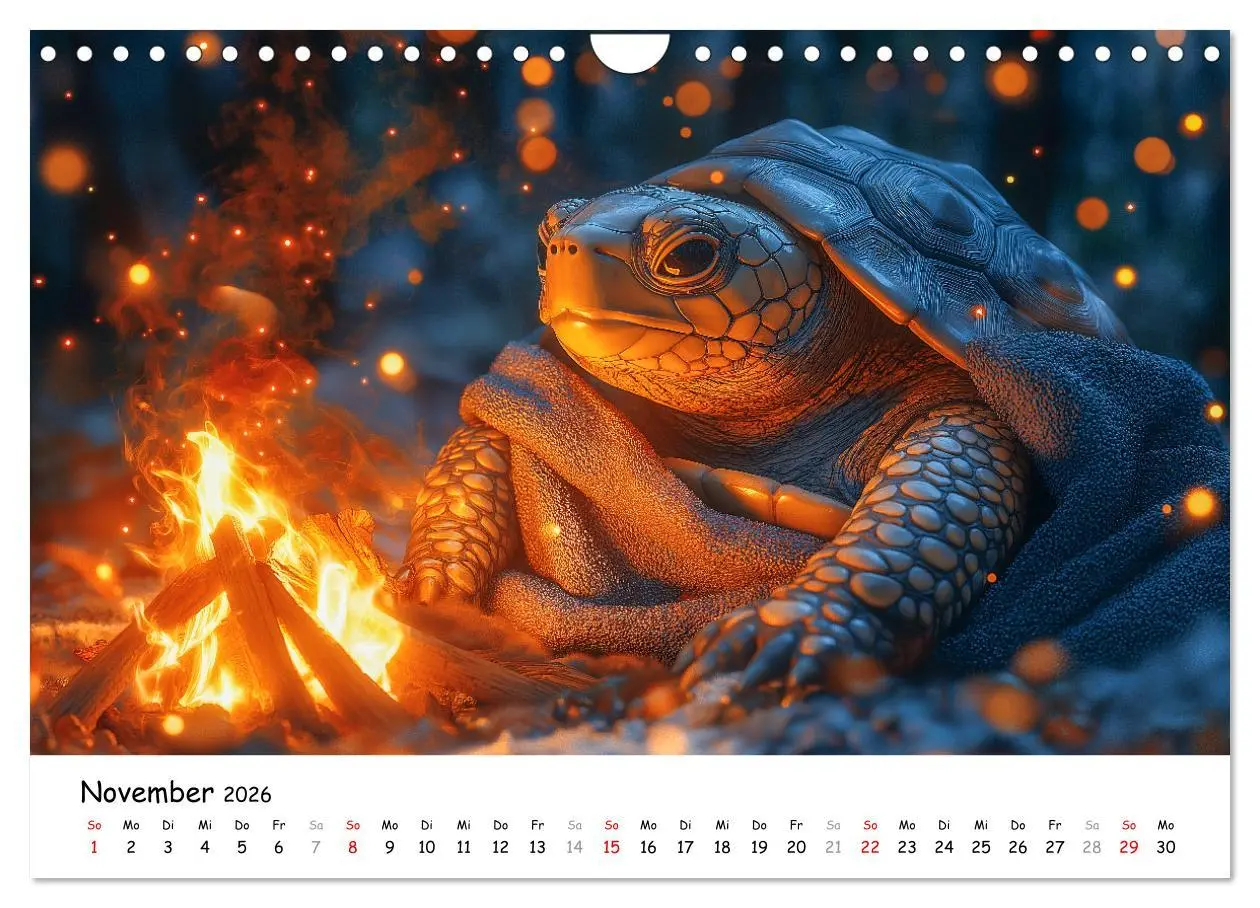 Bild: 9783457310359 | CHILL MAL - Entspannte Schildkröten beim Faulenzen (Wandkalender...