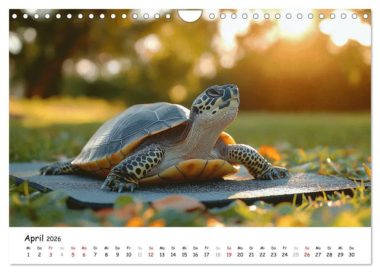 Bild: 9783457310359 | CHILL MAL - Entspannte Schildkröten beim Faulenzen (Wandkalender...
