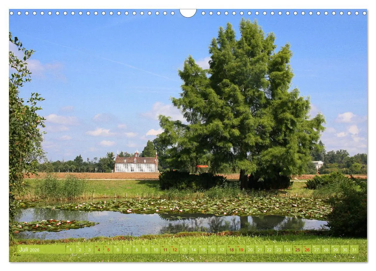 Bild: 9783457620359 | Im Wörlitzer Gartenreich (Wandkalender 2026 DIN A3 quer), CALVENDO...