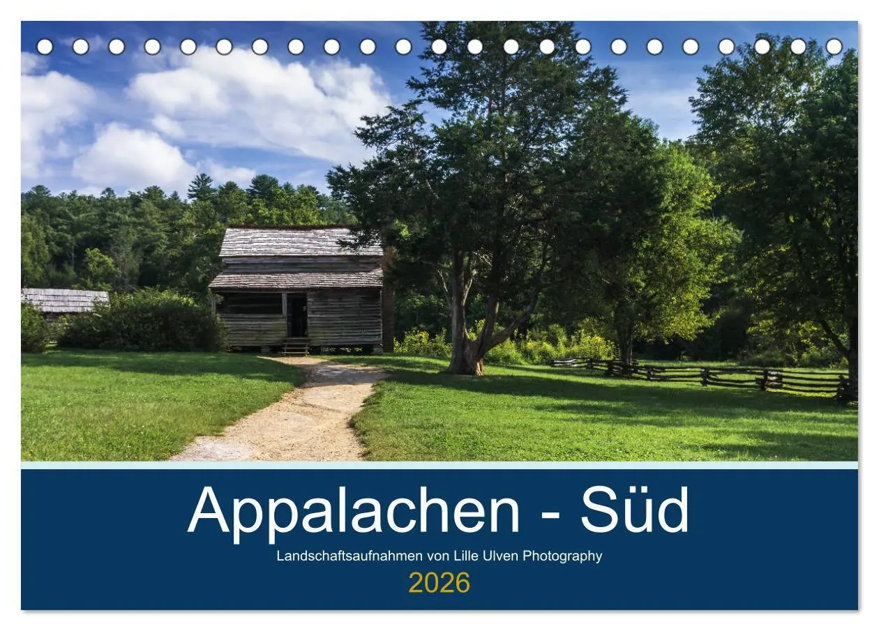 Cover: 9783457860359 | Appalachen - Süd (Tischkalender 2026 DIN A5 quer), CALVENDO...