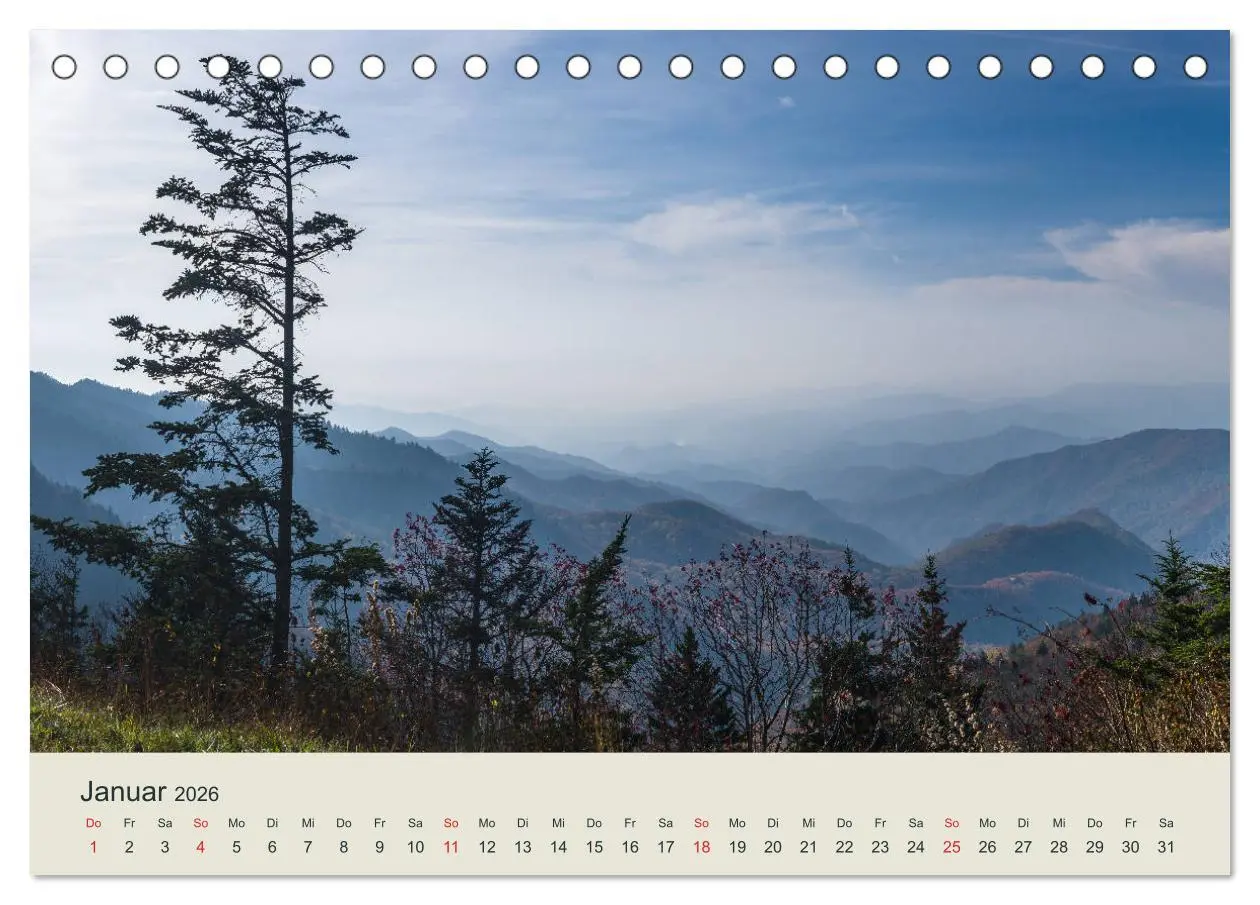 Bild: 9783457860359 | Appalachen - Süd (Tischkalender 2026 DIN A5 quer), CALVENDO...