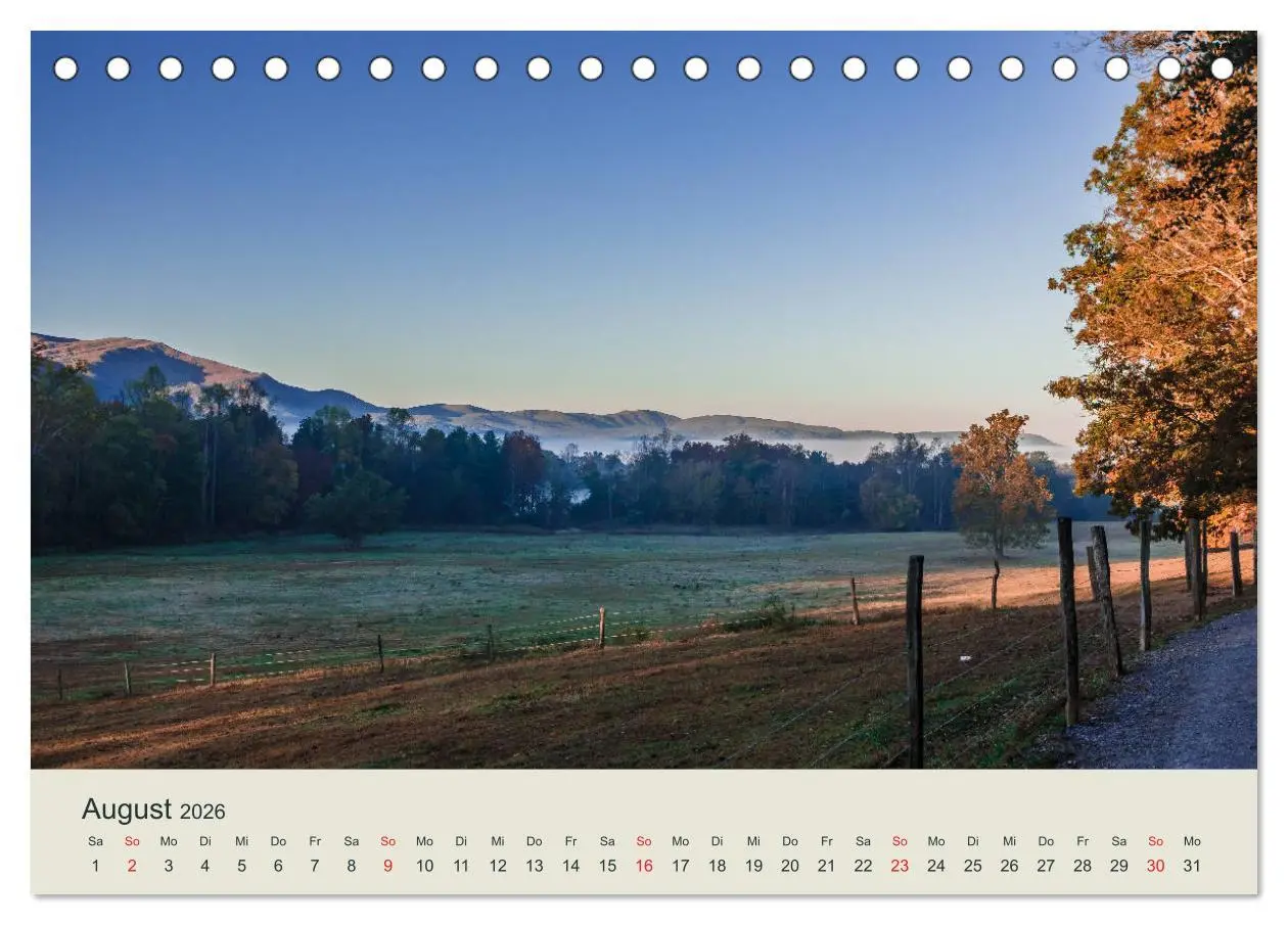 Bild: 9783457860359 | Appalachen - Süd (Tischkalender 2026 DIN A5 quer), CALVENDO...
