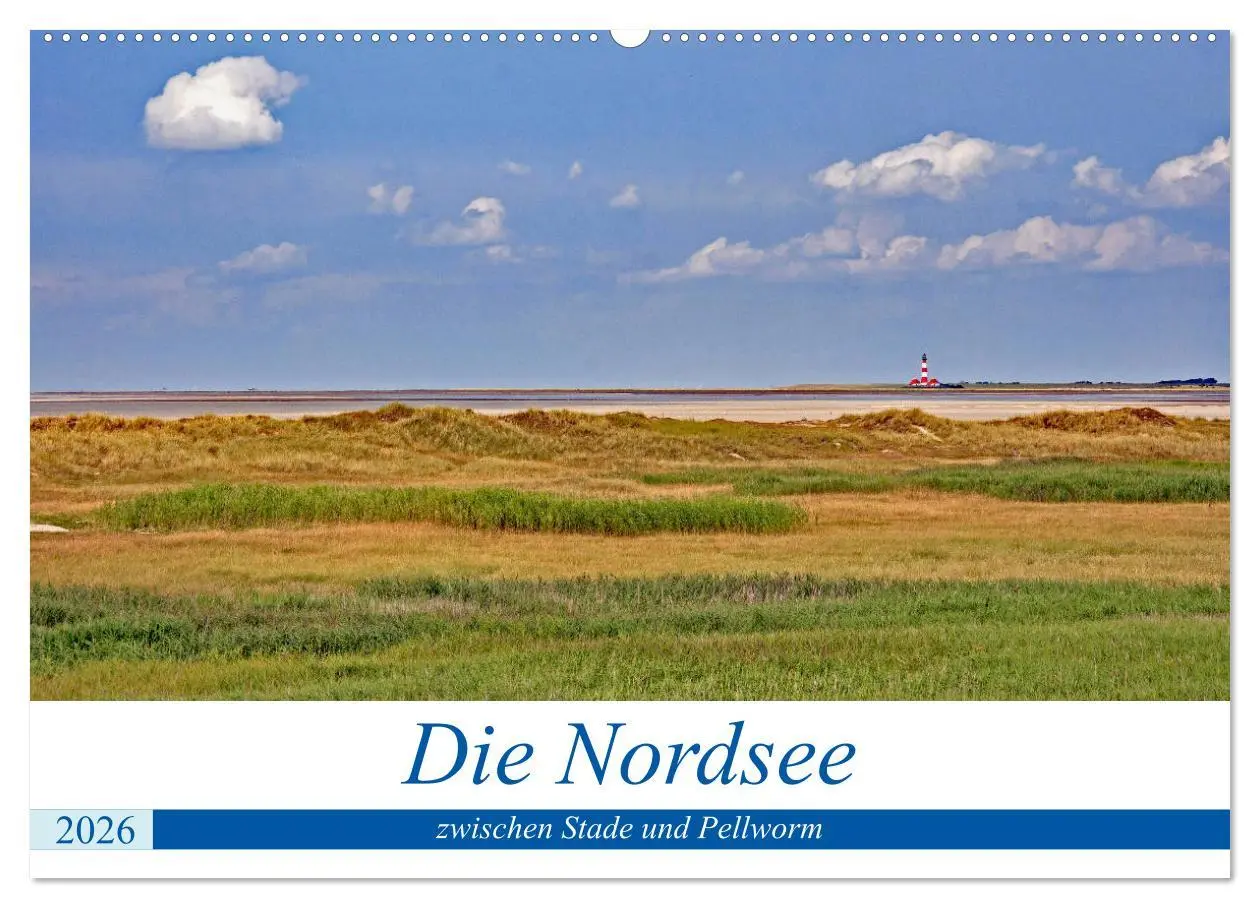 Cover: 9783457930359 | Die Nordsee zwischen Stade und Pellworm (Wandkalender 2026 DIN A2...