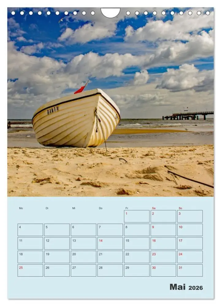 Bild: 9783516330359 | Kaiserbäder auf Usedom (Wandkalender 2026 DIN A4 hoch), CALVENDO...