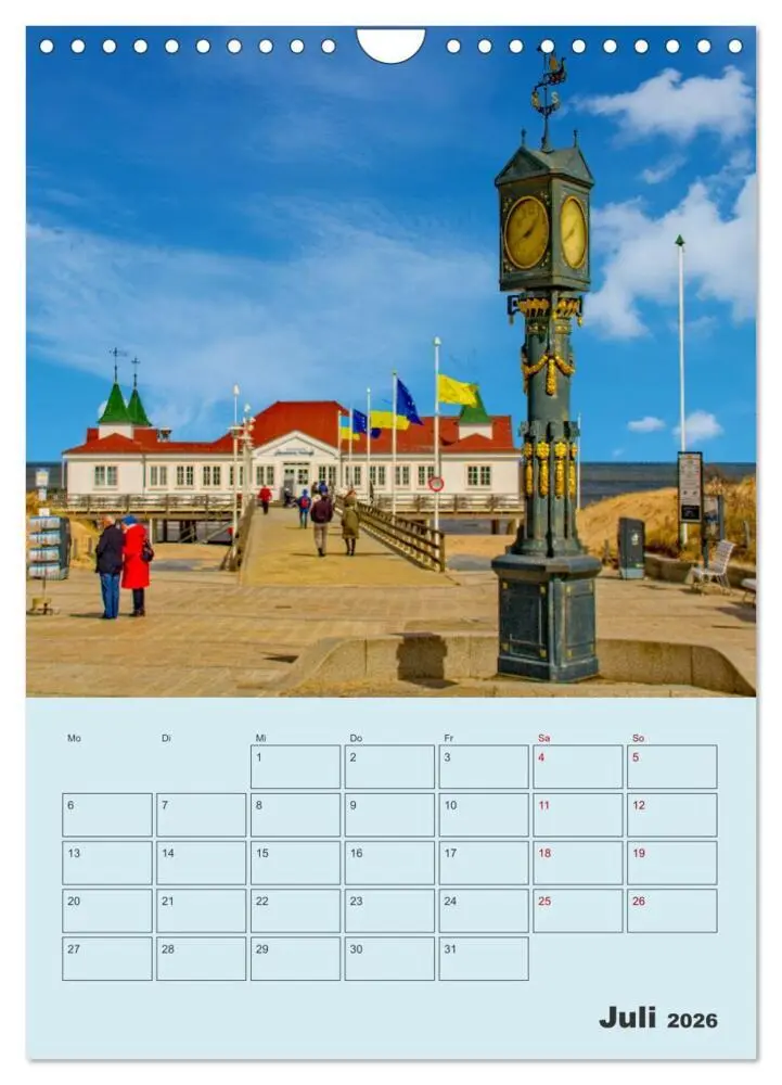 Bild: 9783516330359 | Kaiserbäder auf Usedom (Wandkalender 2026 DIN A4 hoch), CALVENDO...