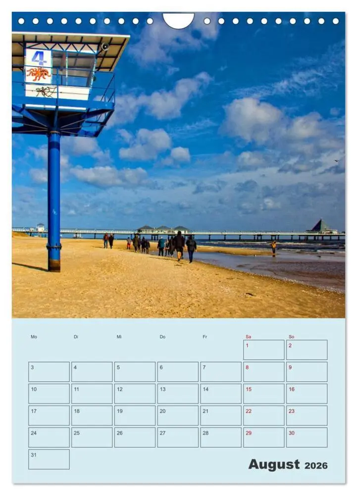 Bild: 9783516330359 | Kaiserbäder auf Usedom (Wandkalender 2026 DIN A4 hoch), CALVENDO...