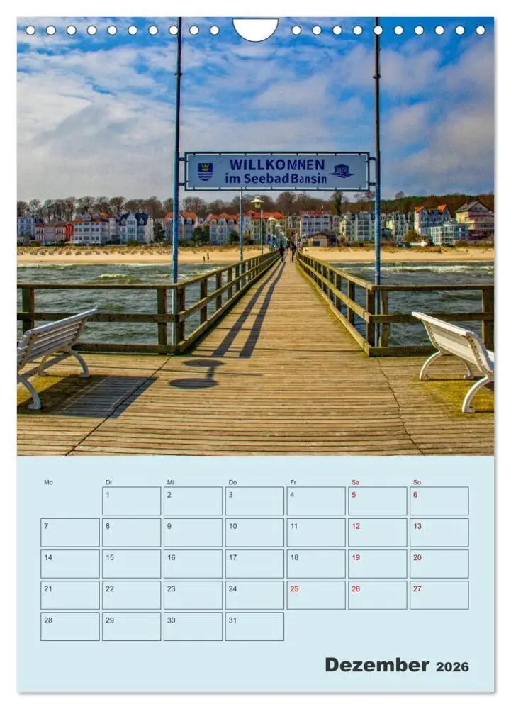 Bild: 9783516330359 | Kaiserbäder auf Usedom (Wandkalender 2026 DIN A4 hoch), CALVENDO...