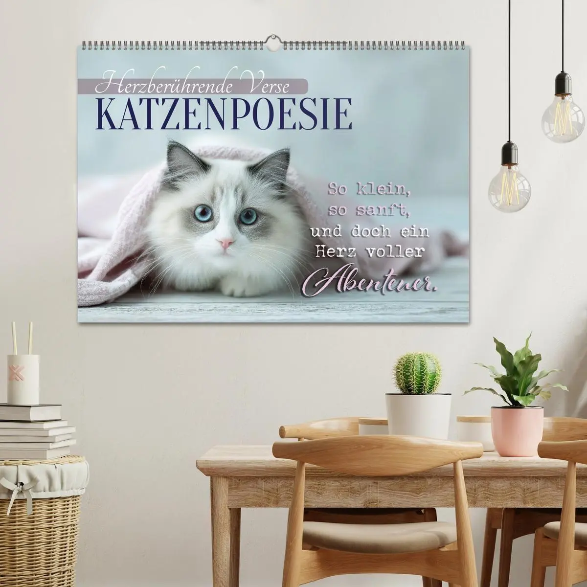 Bild: 9783516710359 | Katzenpoesie - Herzberührende Verse (Wandkalender 2026 DIN A2...