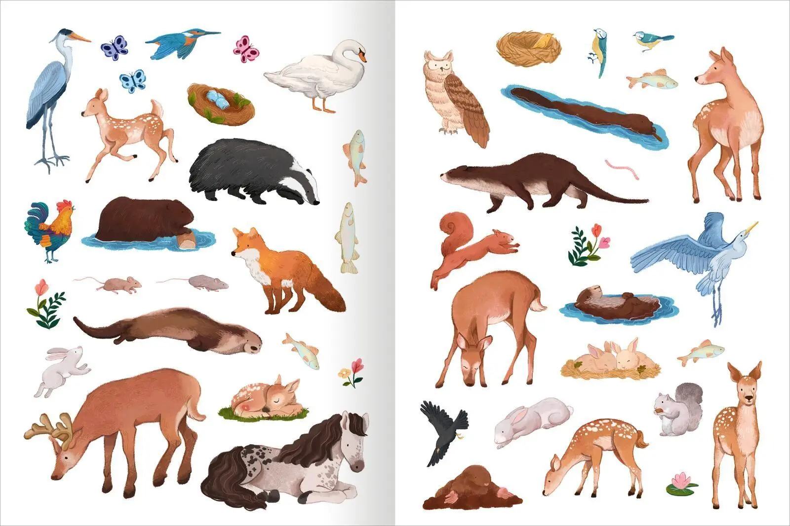 Bild: 9783845870359 | Mein Endlos-Stickerspaß - Tiere | Ohne Klebstoff immer wieder ablösbar