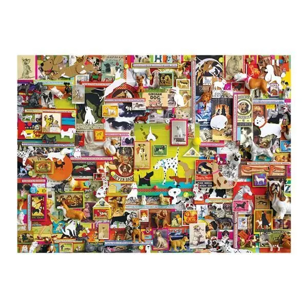 Bild: 625012400459 | Cobble Hill Hunde Collage 1000 Teile | Spiel | In Spielebox | 3840045