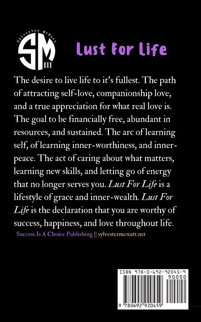 Rückseite: 9780692920459 | Lust For Life | Sylvester McNutt III | Taschenbuch | Englisch | 2017