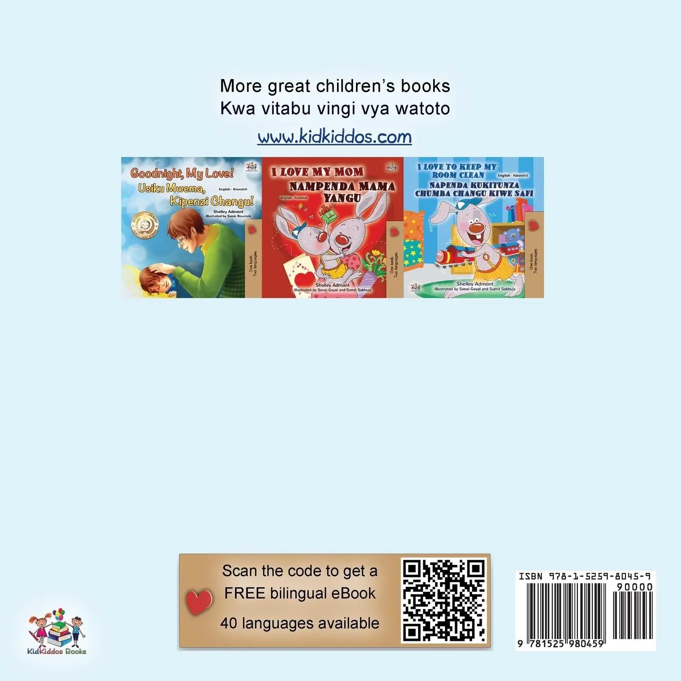 Rückseite: 9781525980459 | I Love My Dad (English Swahili Bilingual Children's Book) | Buch