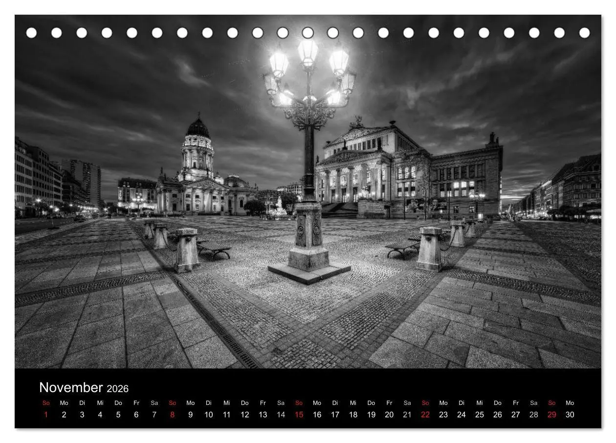Bild: 9783516180459 | Berlin Monochrome (Tischkalender 2026 DIN A5 quer), CALVENDO...