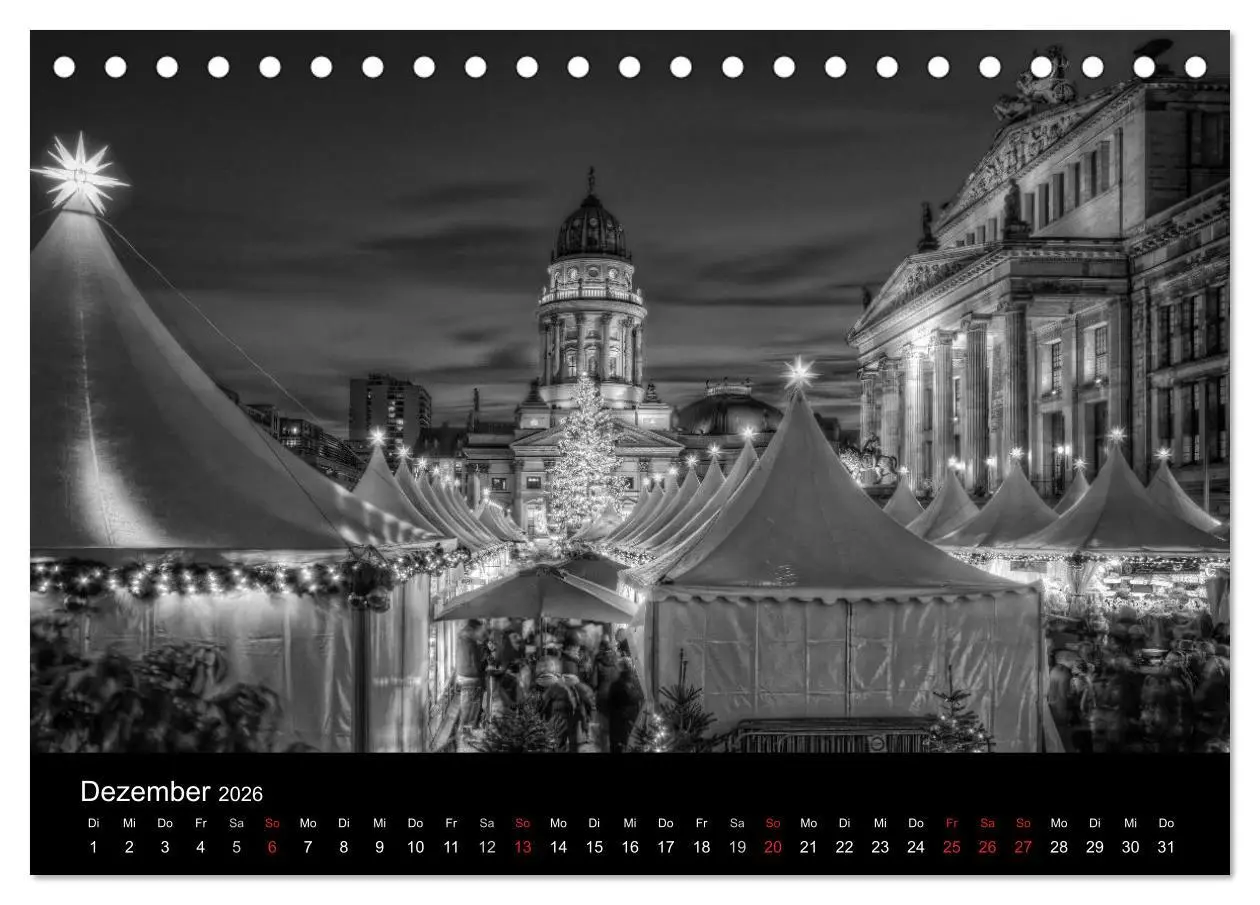 Bild: 9783516180459 | Berlin Monochrome (Tischkalender 2026 DIN A5 quer), CALVENDO...