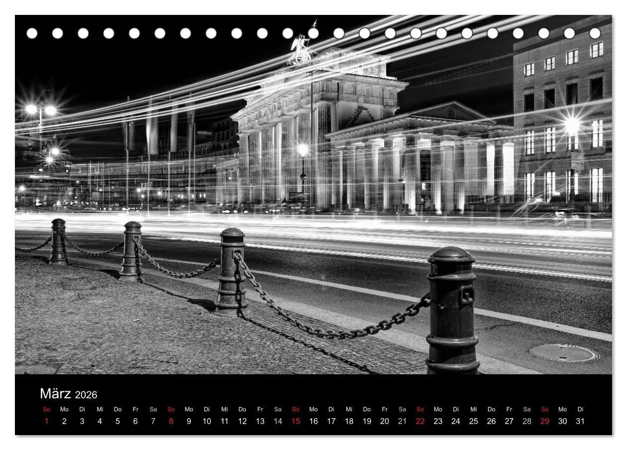 Bild: 9783516180459 | Berlin Monochrome (Tischkalender 2026 DIN A5 quer), CALVENDO...