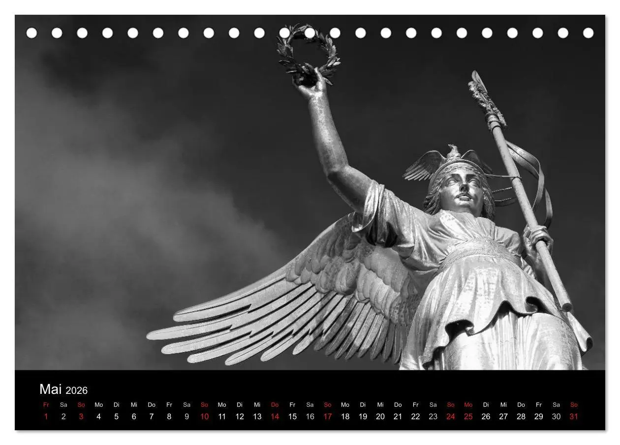 Bild: 9783516180459 | Berlin Monochrome (Tischkalender 2026 DIN A5 quer), CALVENDO...