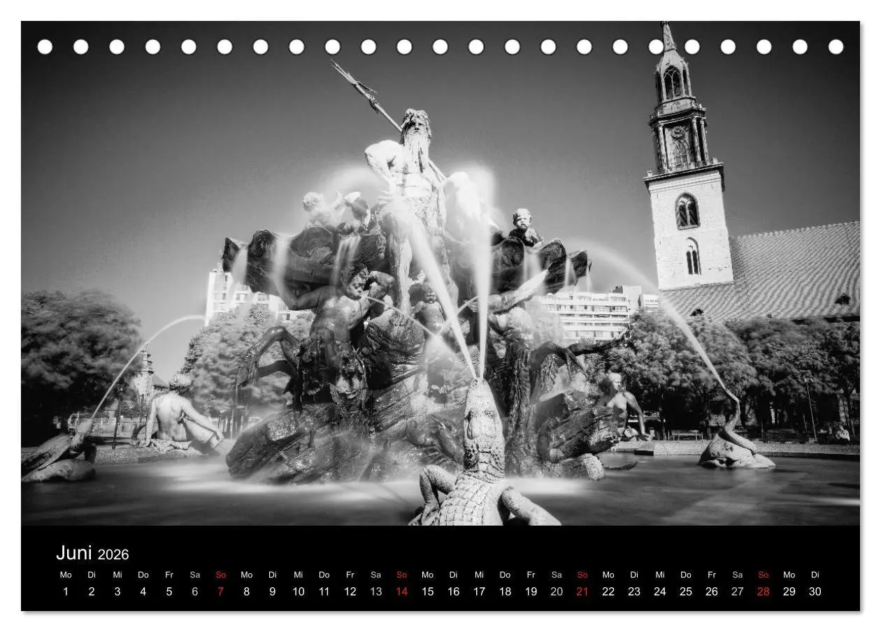 Bild: 9783516180459 | Berlin Monochrome (Tischkalender 2026 DIN A5 quer), CALVENDO...