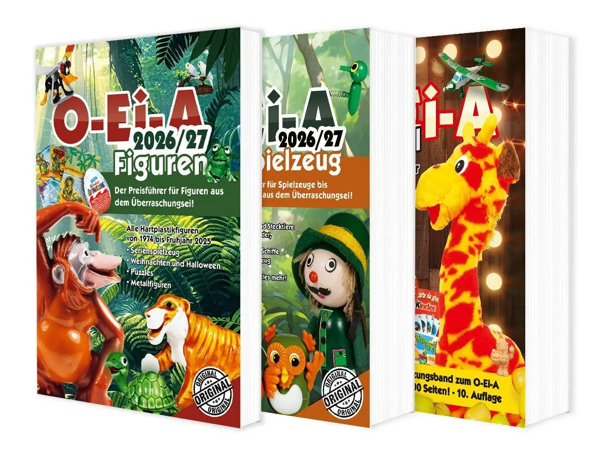 Cover: 9783944550459 | Das O-Ei-A 3er Bundle 2026/27 - O-Ei-A Figuren, O-Ei-A Spielzeug...