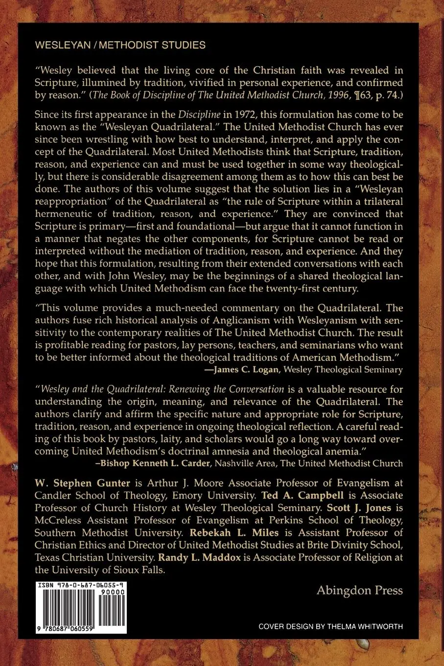 Rückseite: 9780687060559 | Wesley and the Quadrilateral | Stephen A. Gunter | Taschenbuch | 1997
