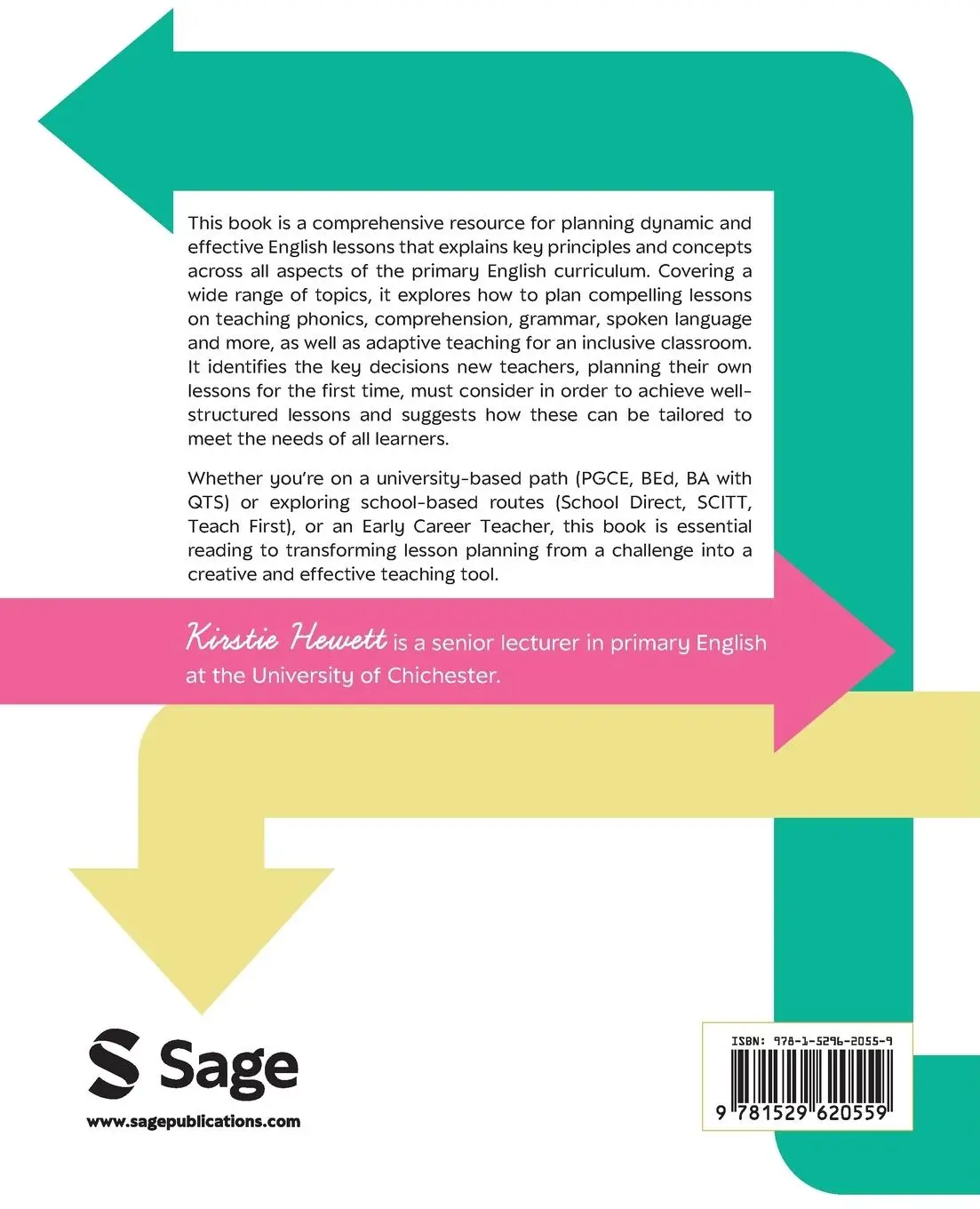 Rückseite: 9781529620559 | Planning Primary English | Kirstie Hewett | Taschenbuch | Englisch