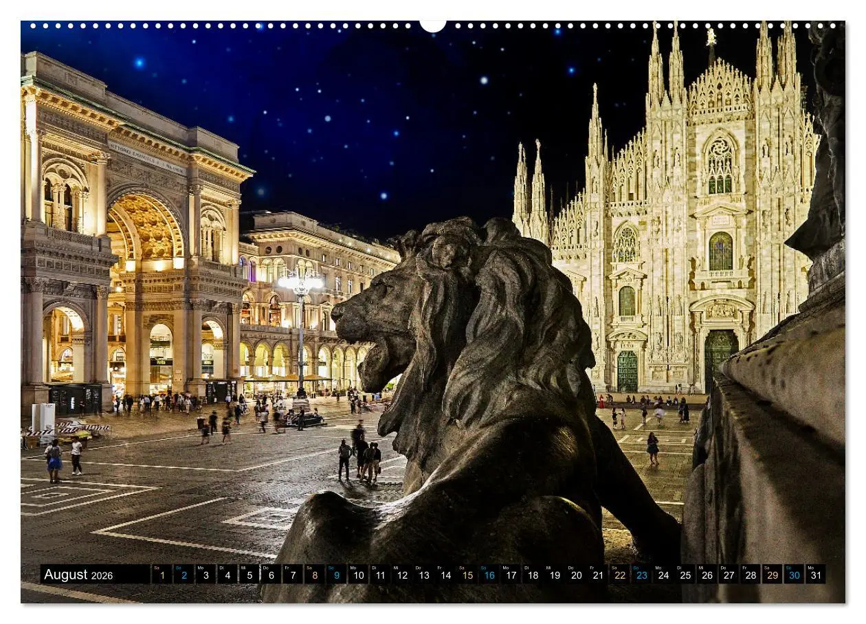 Bild: 9783457530559 | One Day Mailand (hochwertiger Premium Wandkalender 2026 DIN A2...