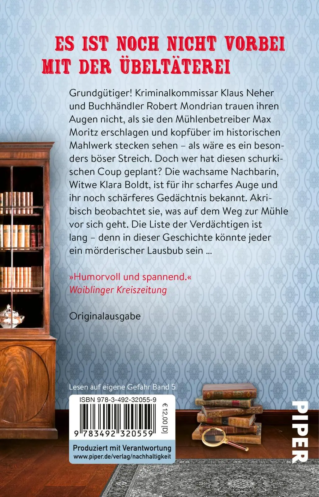 Rückseite: 9783492320559 | Herr Max Moritz mahlt nicht mehr | Jürgen Seibold | Taschenbuch | 2025