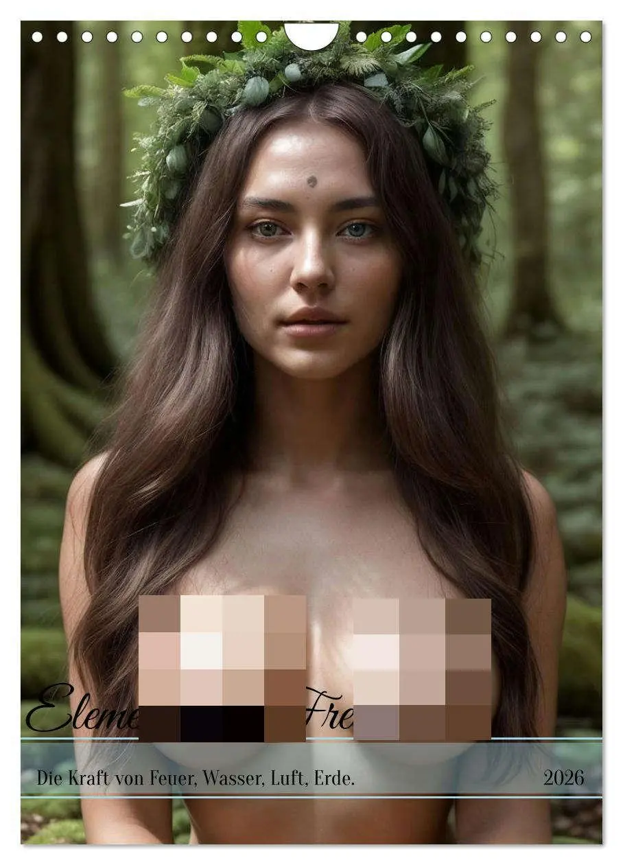 Cover: 9783516240559 | Elemente der Freiheit (Wandkalender 2026 DIN A4 hoch), CALVENDO...