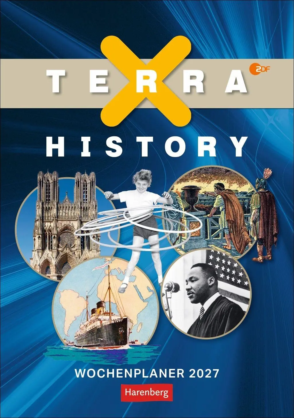 Cover: 9783840040559 | Terra X History Wochenplaner 2027 | Kalender | 54 S. | Deutsch | 2027