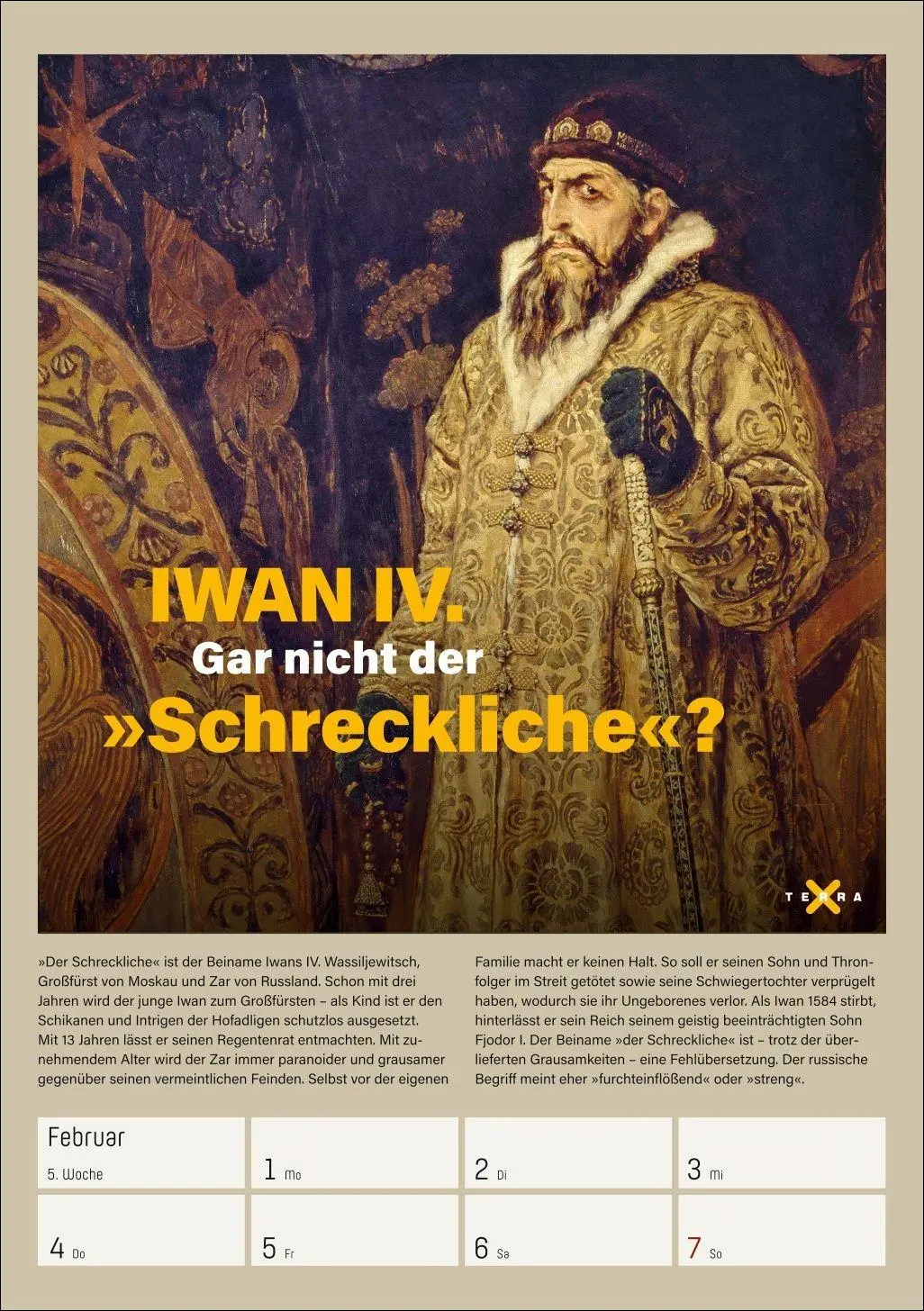 Bild: 9783840040559 | Terra X History Wochenplaner 2027 | Kalender | 54 S. | Deutsch | 2027