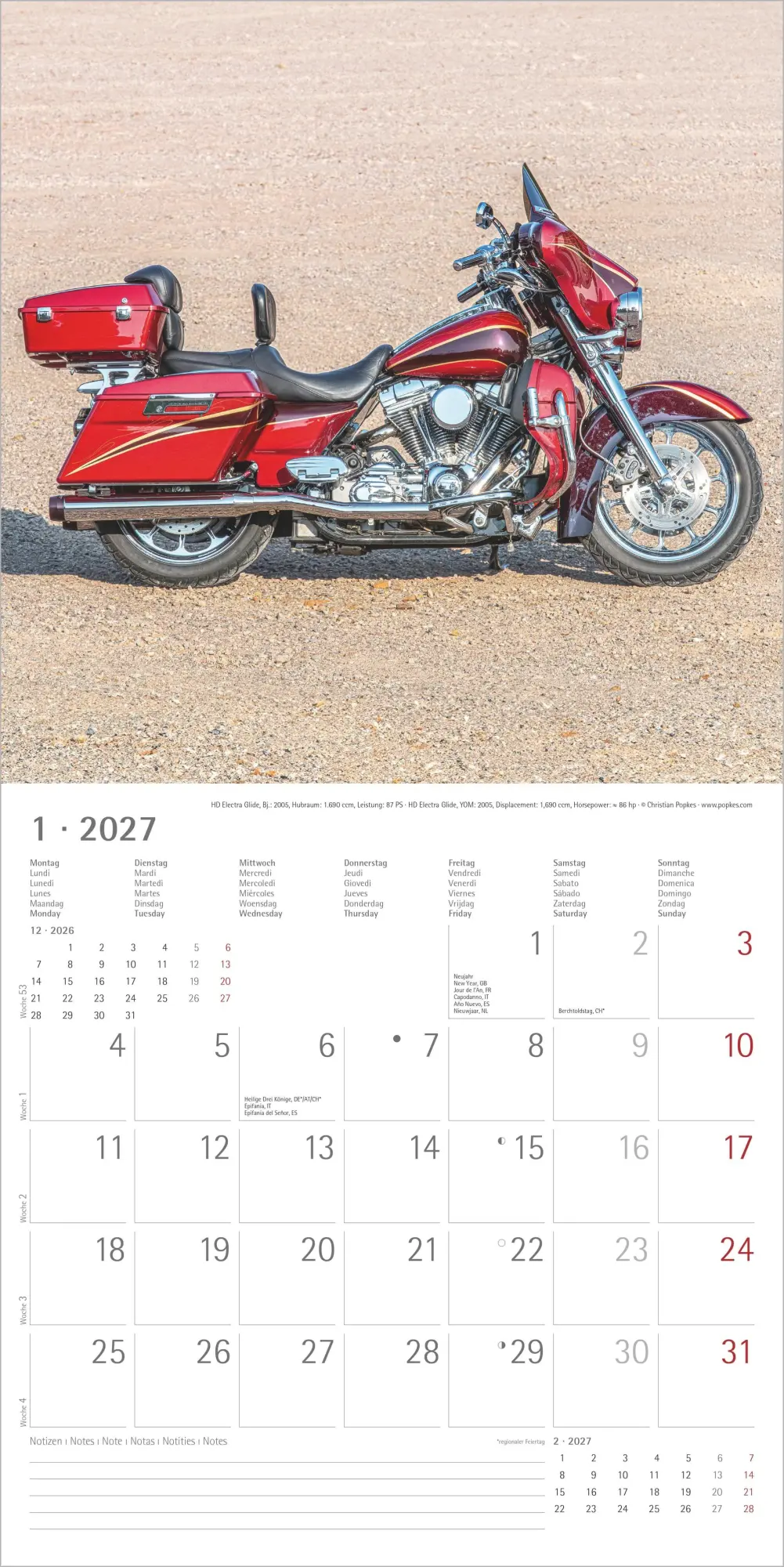 Bild: 4069095010659 | Harleys 2027 | Neumann Verlage GmbH &amp; Co KG | Kalender | 14 S. | 2027