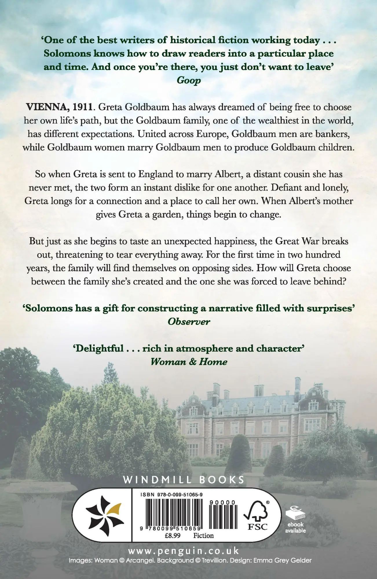Rückseite: 9780099510659 | House of Gold | Natasha Solomons | Taschenbuch | 432 S. | Englisch