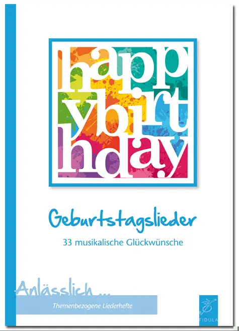 Cover: 9783872260659 | Geburtstagslieder | Broschüre | 32 S. | Deutsch | 2017
