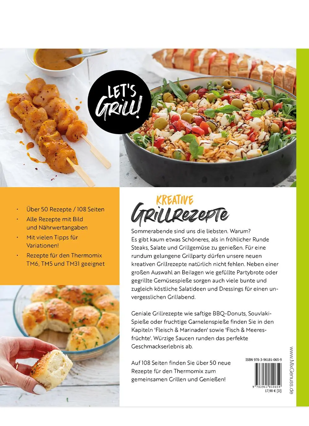 Rückseite: 9783961810659 | Wir lieben GRILLEN | Corinna Wild | Taschenbuch | 108 S. | Deutsch