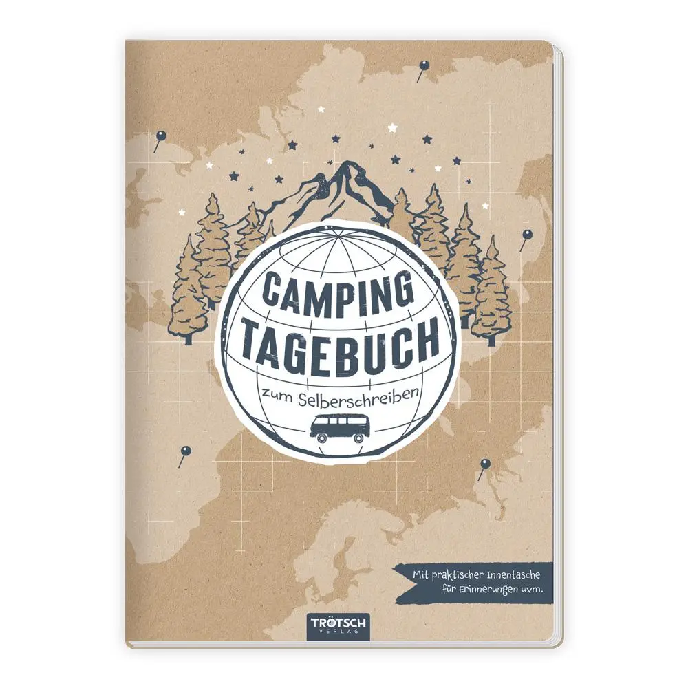 Cover: 9783988020659 | Trötsch Camping Tagebuch | Tagebuch Camping Eintragebuch Geschenk