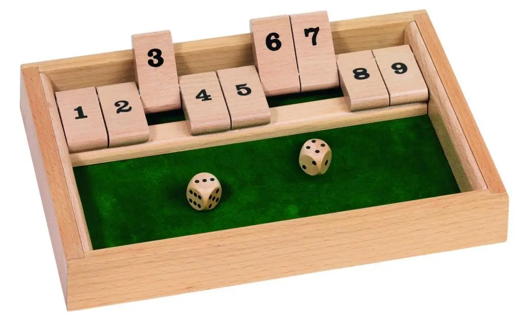 Cover: 4013594090759 | Würfelspiel Shut the box | goki | Spiel | Goki | Brettspiel | HS075