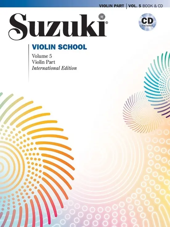 Cover: 9780739060759 | Suzuki Violin School Violin Part &amp; CD, Volume 5 (Revised) | Suzuki